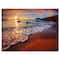 Designart - Stunning Ocean Beach at Sunset - Seashore Canvas Art Print
